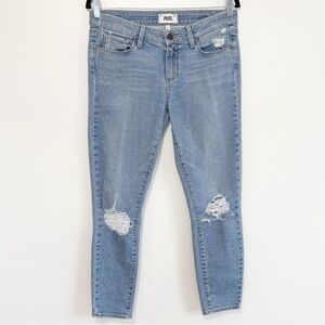 PAIGE Jeans Verdugo Crop Skinny Distressed 29